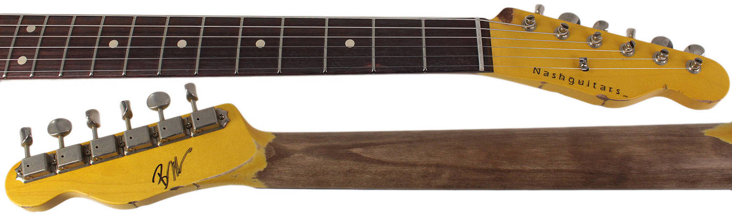 Nash T-3HB Guitar with Lollar Imperials, Ocean Turquoise over 3 Tone, Heavy Aging