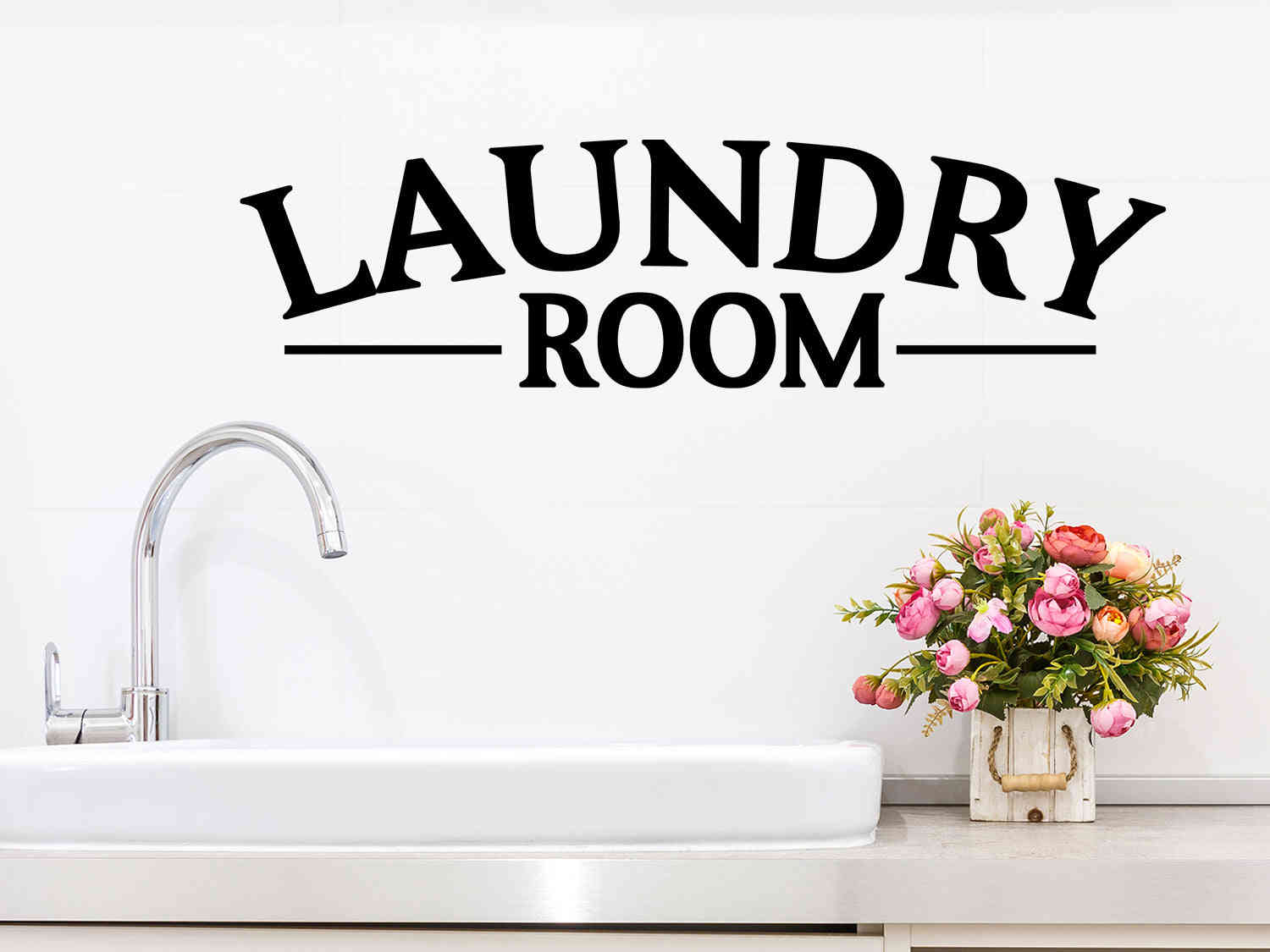 Laundry Room Wall Decal - Stylish and Functional Home Decor