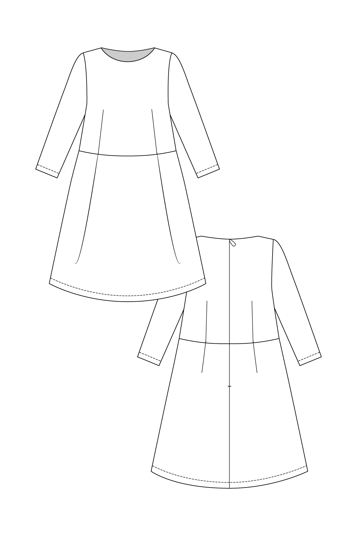 Named Clothing Lexi A-line Dress Digital PDF Pattern