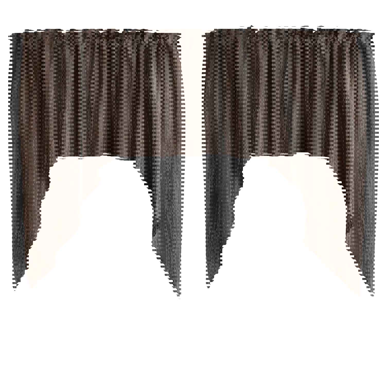 Crushed Crinkle Taffeta Swag Window Valance 72 Wide / 36 Tall