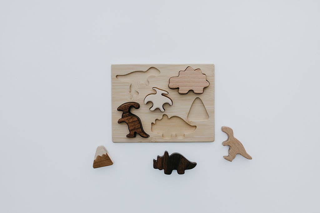 Dino Wooden Puzzle - Faith-Based Educational Toy