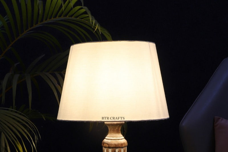 BTR CRAFTS Cream Tapper Lamp Shade 12 Inches