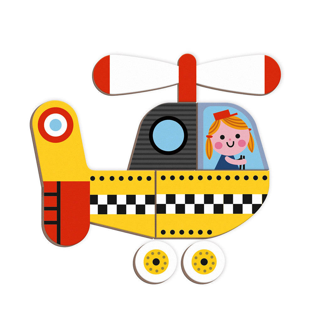 Racers Magnétibook - Magnetic Vehicle Creation Set for Kids