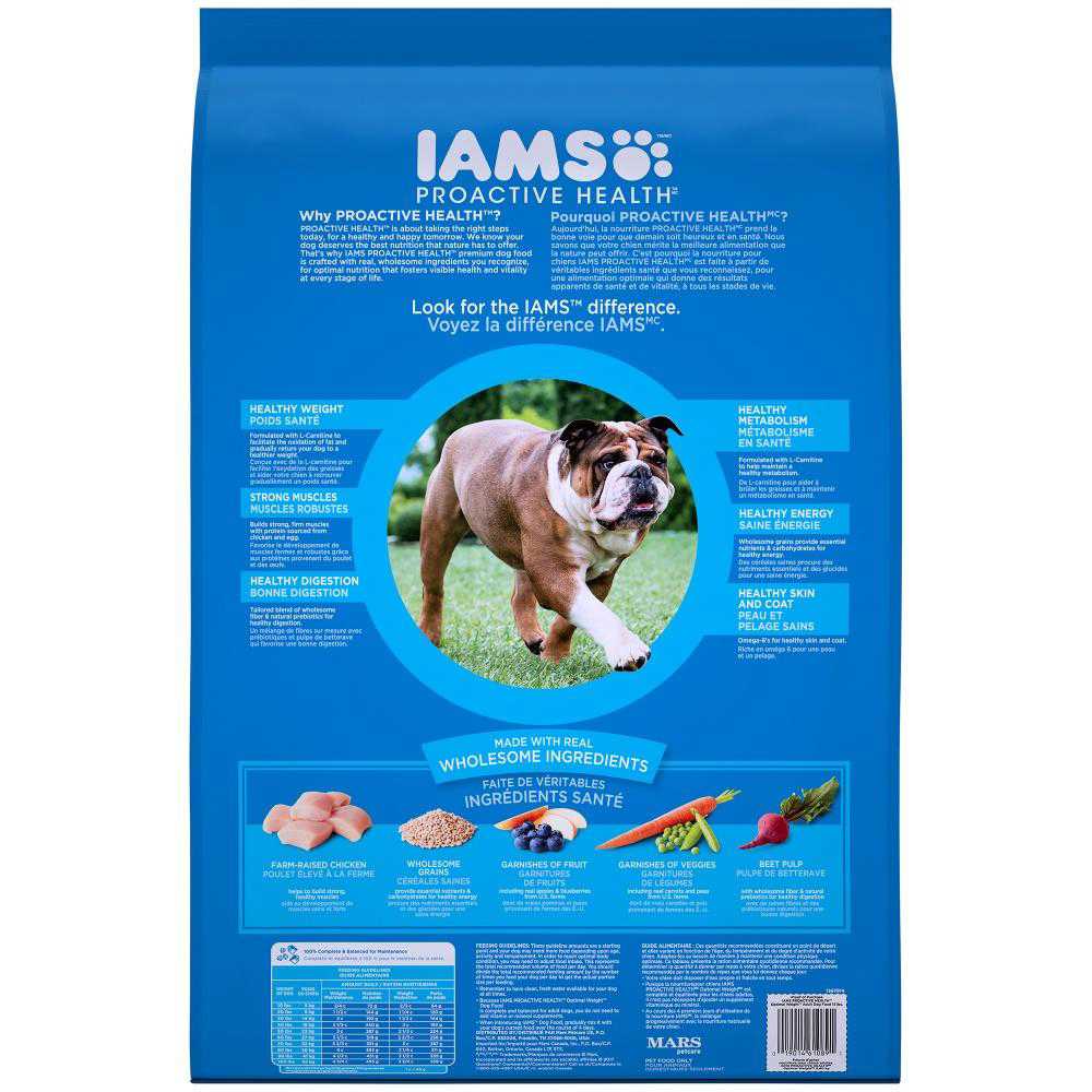 Iams Proactive Health Optimal Weight Dry Dog Food for Large Breed Senior Dogs