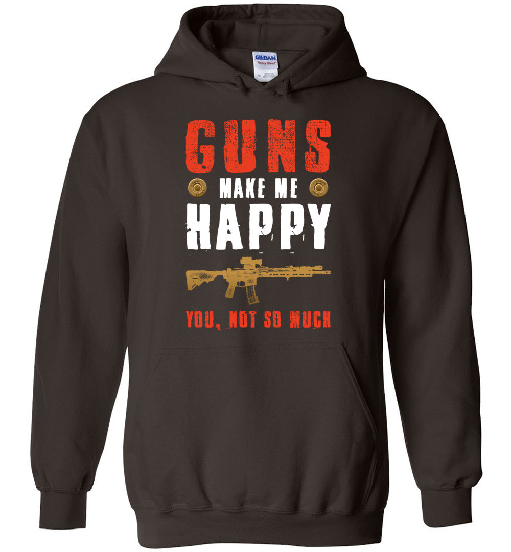 Guns Make Me Happy... Mens Hoodie