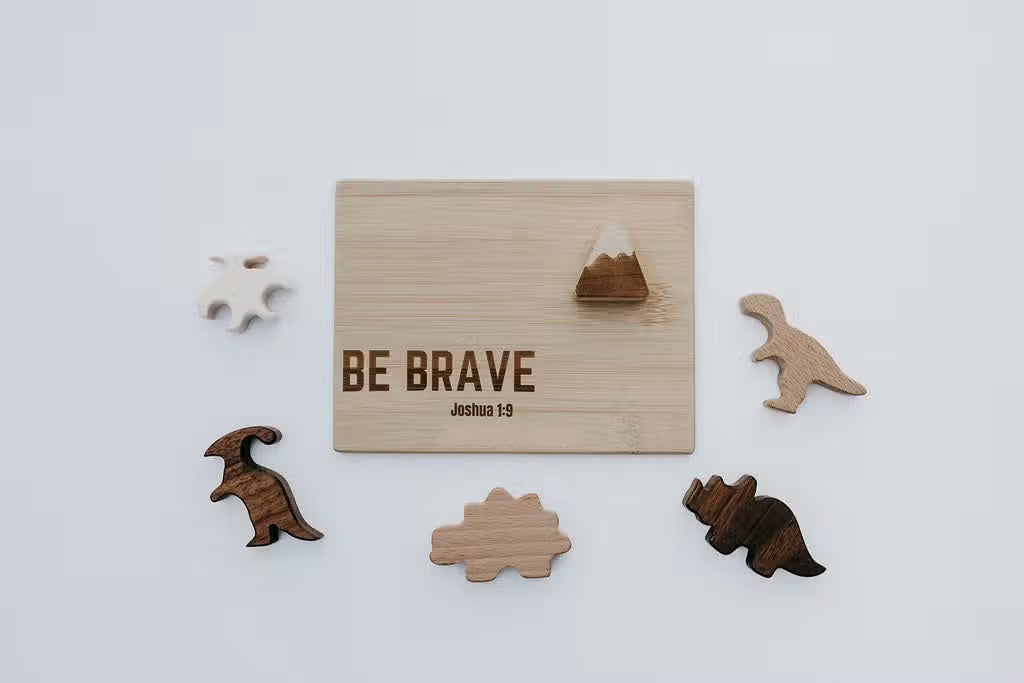 Dino Wooden Puzzle - Faith-Based Educational Toy