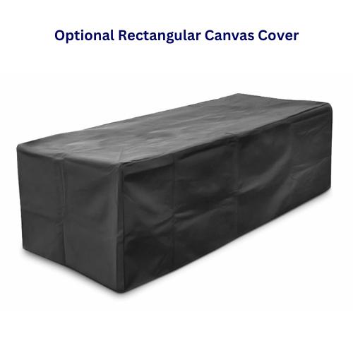 The Outdoor Plus 60 Rectangular Dana Fire Table - Powder Coated Metal