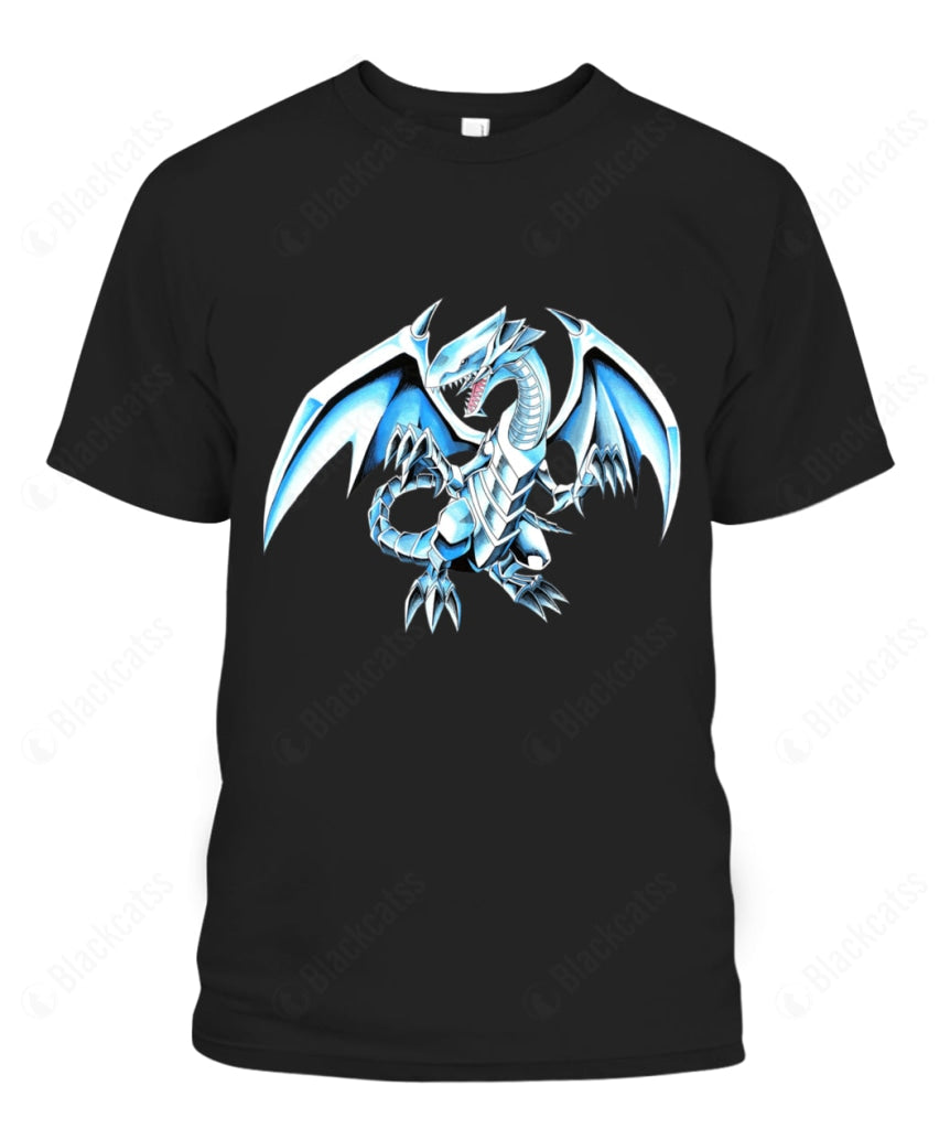 Blue Eyes White Dragon Yu Gi Graphic Apparel - Unisex Classic Fit T-Shirt