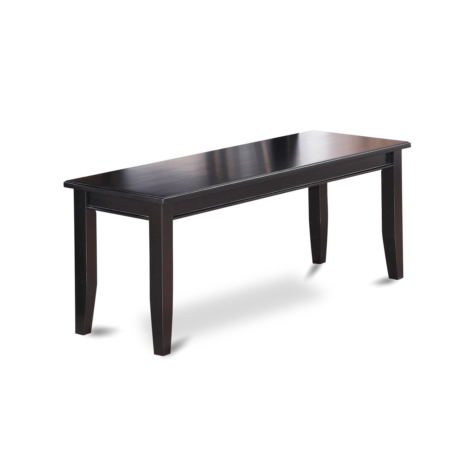 East West Furniture WENO6D-BLK-W 6-Piece Kitchen Table & Chairs Set with Butterfly Leaf