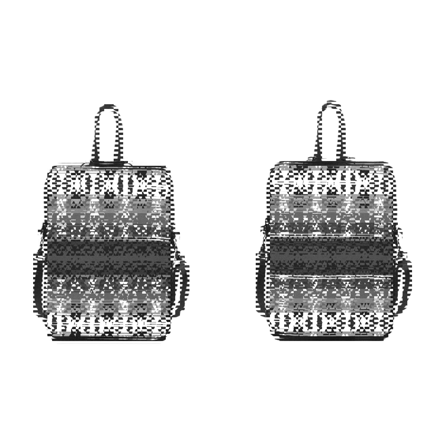 Writing on Stone Black and White Laptop Handbags 13 - Lightweight & Water-Resistant Neoprene