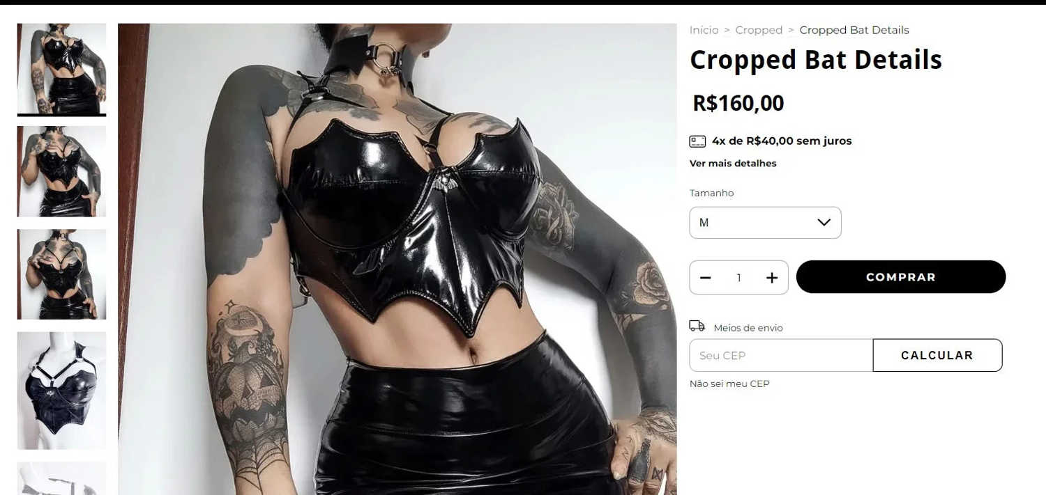 Queen of Bones Gothic Fashion Set - 4 Items (DDP Included)