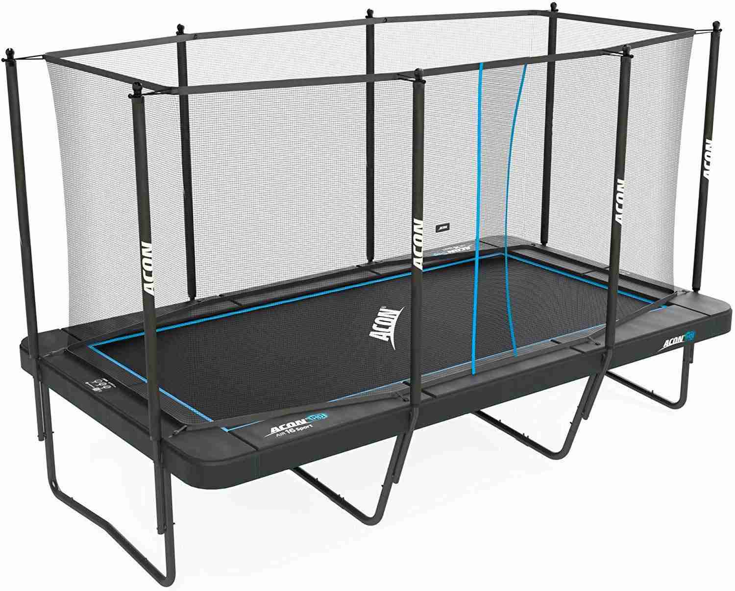 Acon Trampoline Air 16 Sport HD with Enclosure - 10x17ft Rectangular Trampoline Set