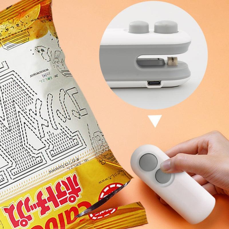 USB Rechargeable Mini Bag Heat Sealer for Kitchen & Travel