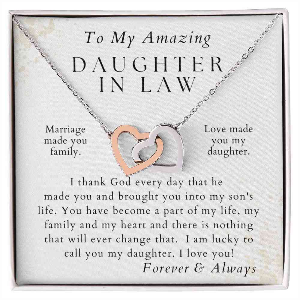 I Am Lucky - Heartfelt Gift for Daughter-in-Law from Mother-in-Law or Father-in-Law