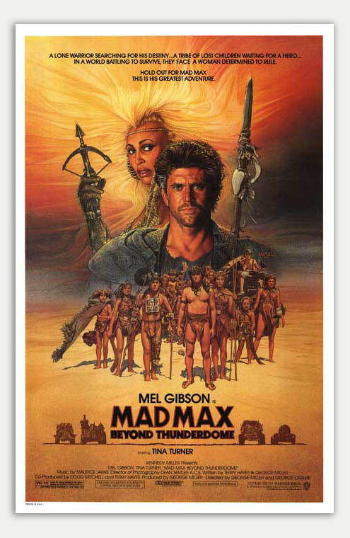 Mad Max Beyond Thunderdome - 11 x 17 Movie Poster (1985 Reprint)