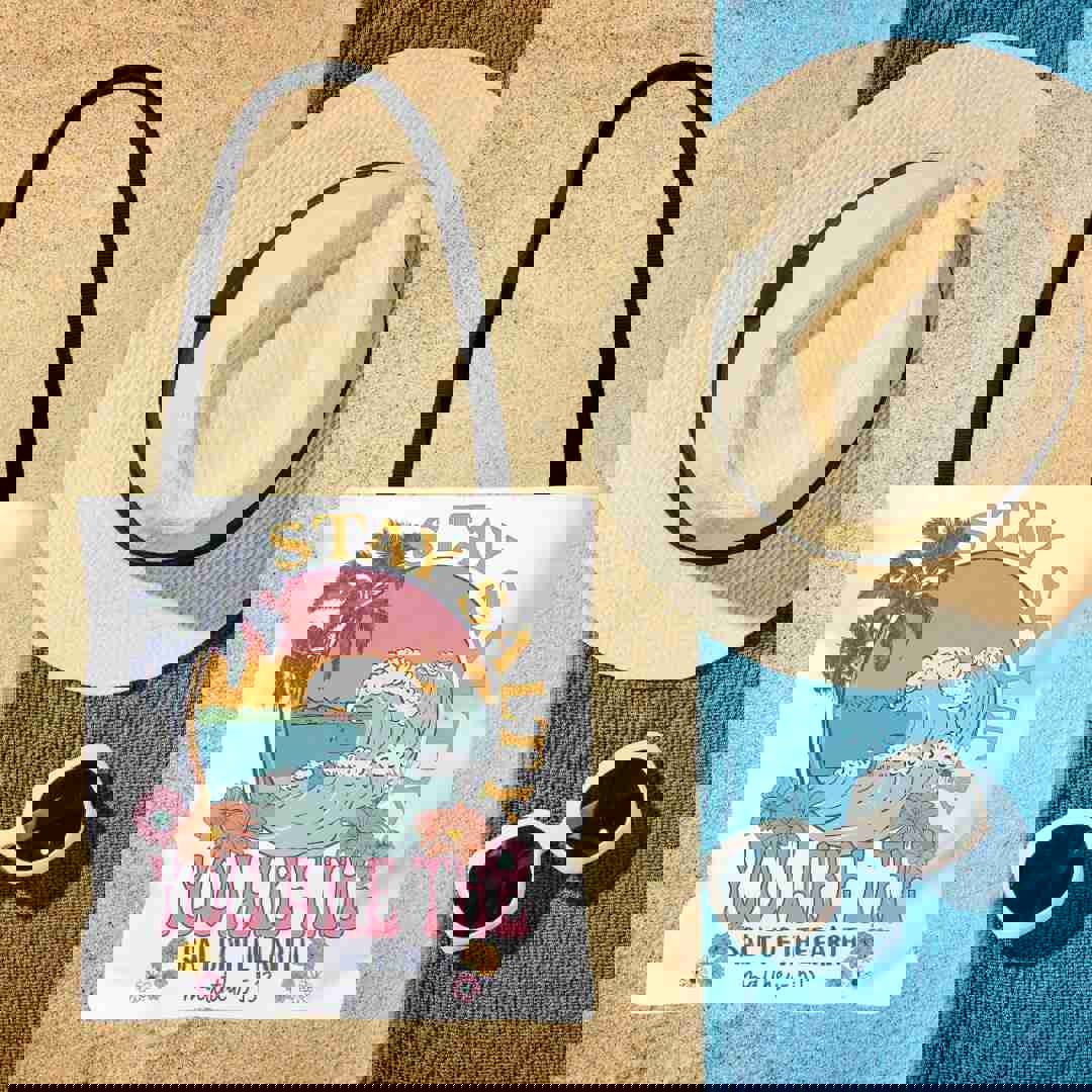 Stay Salty Bible Verse Tote - Christian Double Sided Beach Bag