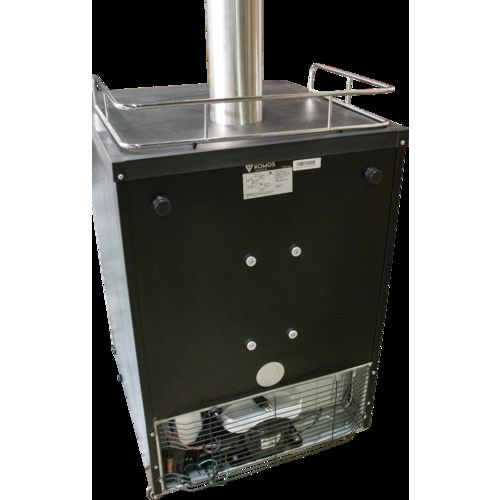Komos® V2 Full Size Energy Efficient Kegerator with Matte BLACK Stainless Steel NukaTap Faucets