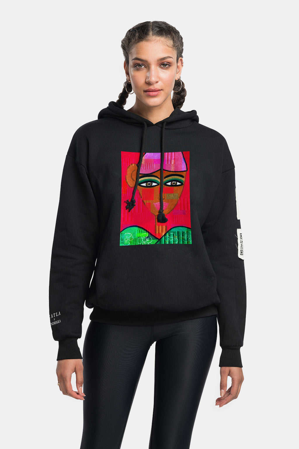 KATLA X HENDRIKKA HOODIE - Lady in Green Hoodie with NFT