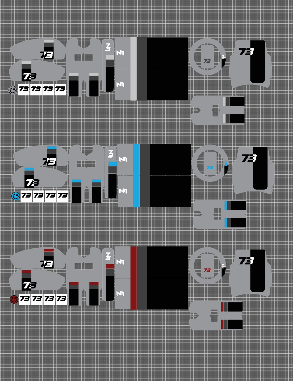 C1X Style Replica Decal Kit for Super 73 RX