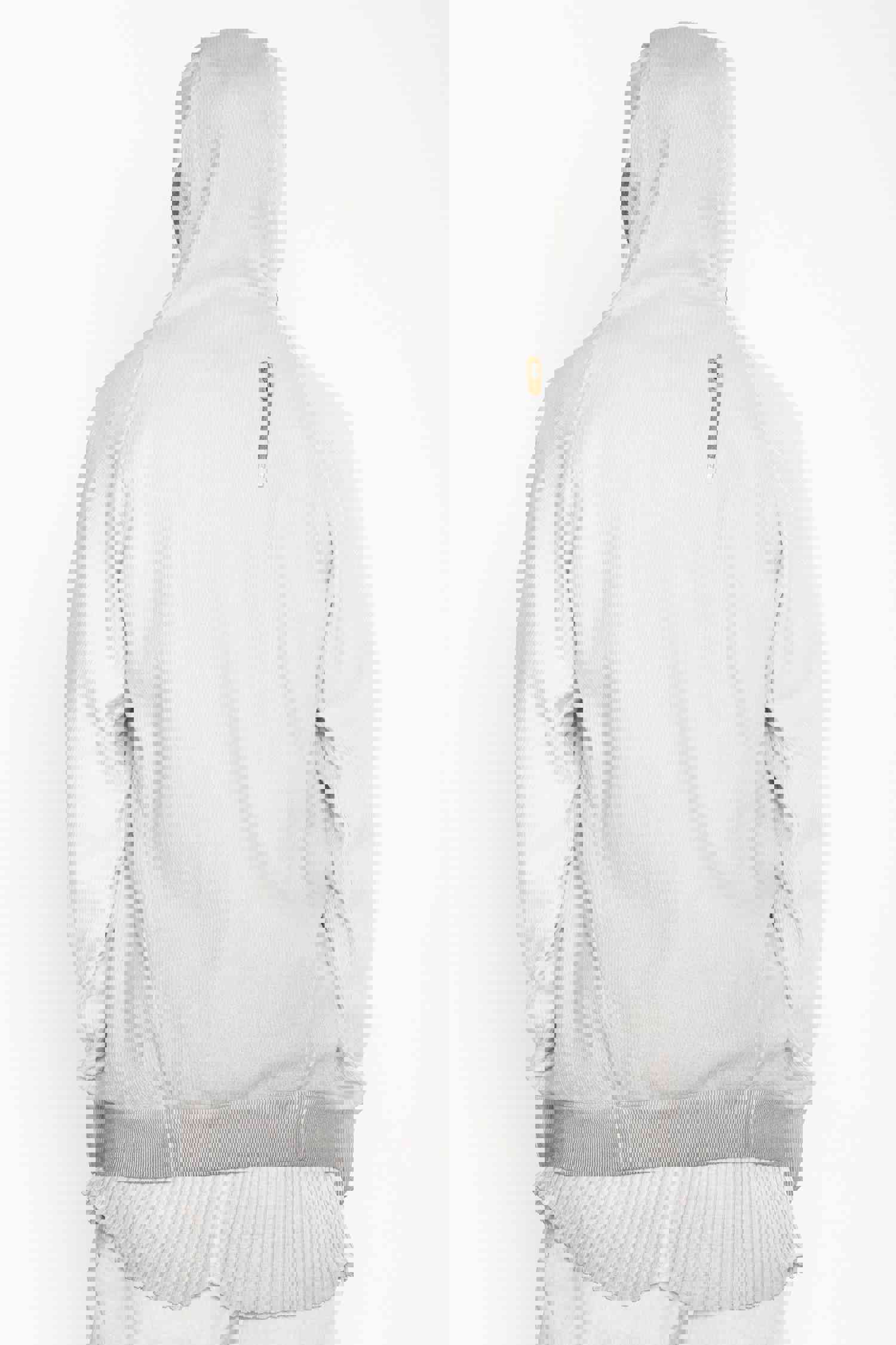 BORIS BIDJAN SABERI Light Grey Hoodie - HOODY2 F099
