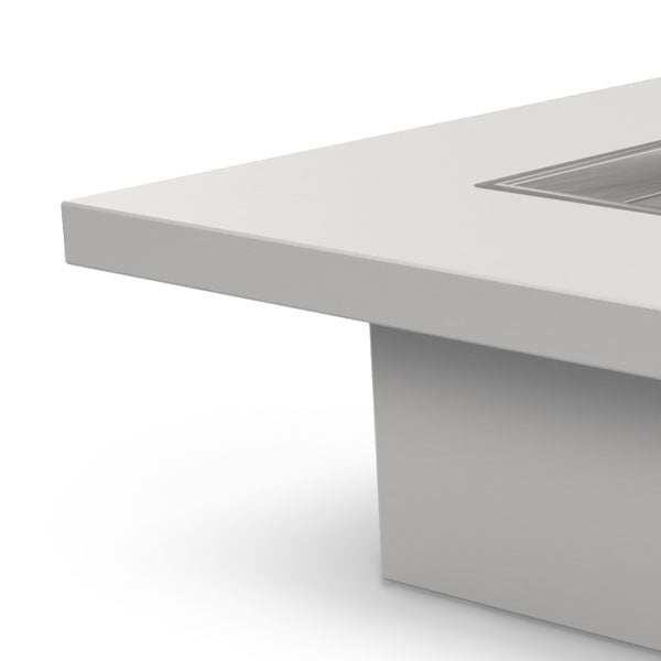 The Outdoor Plus Unfinished Square Fire Pit Table for DIY