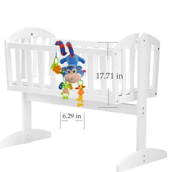 Sozzy Plush Baby Toy Hanging Monkey for Crib or Stroller