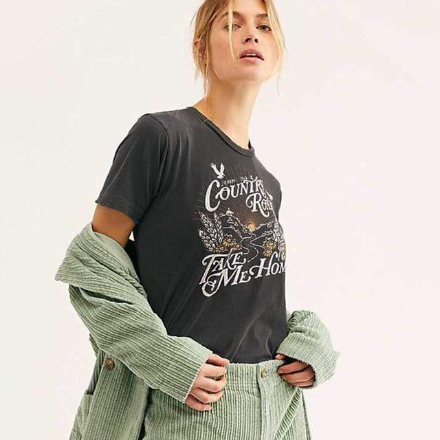 Fashion Chic Cartoon Cotton T-Shirt