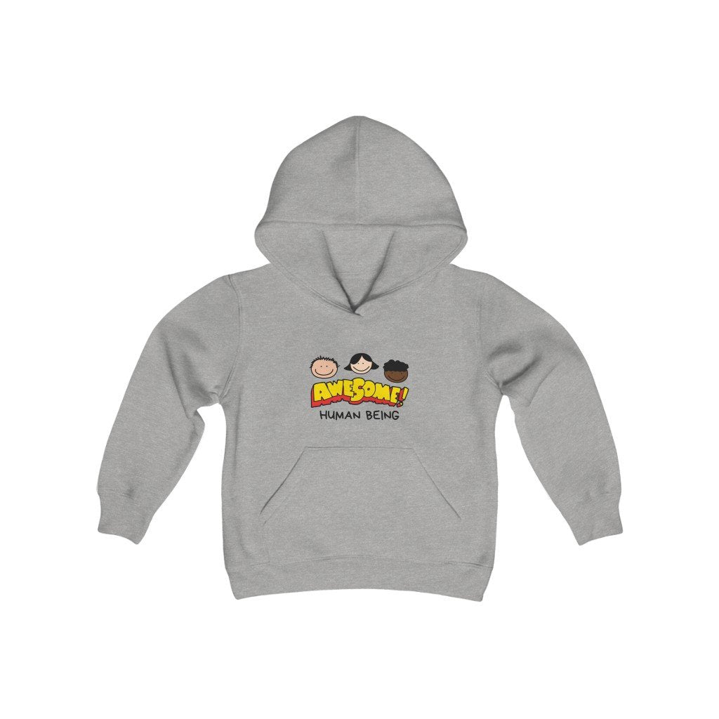 Awesome Human - Wonderfully Made Kids Heavy Blend Hoodie