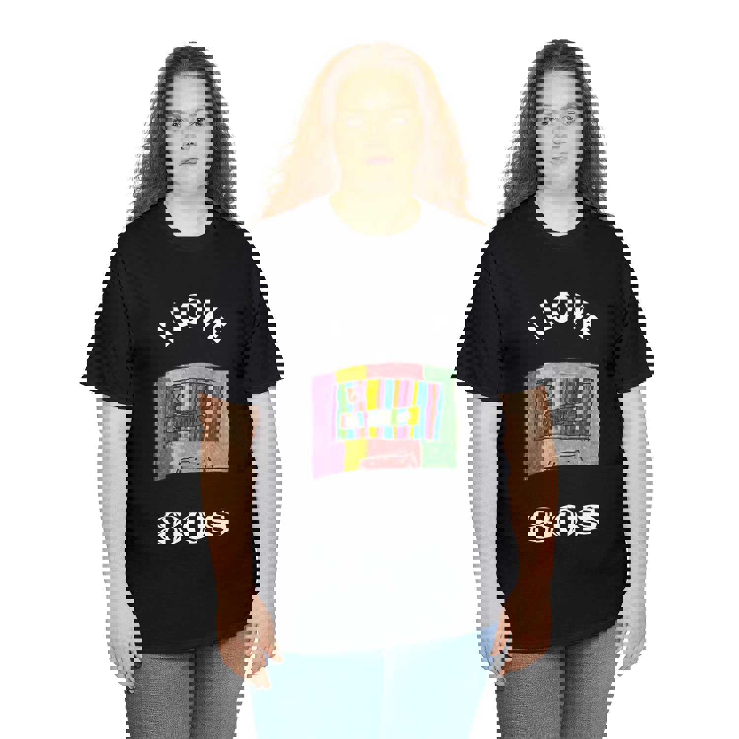 I Love 80s Cassette Art Unisex Heavy Cotton T-Shirt