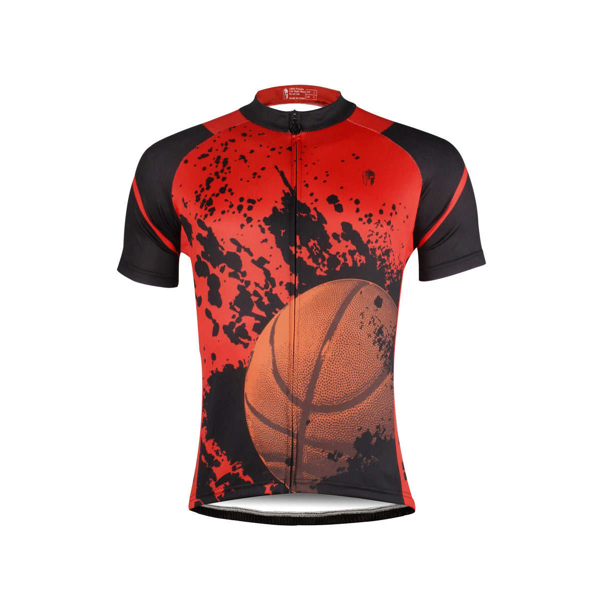 Ilpaladino Basketball Fan Sport Breathable Black&Red Jersey Men's Short-Sleeve Shirts