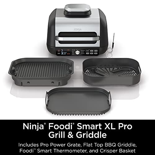 Ninja IG651 Foodi Smart XL Pro 7-in-1 Indoor Grill/Griddle Combo with Smart Thermometer