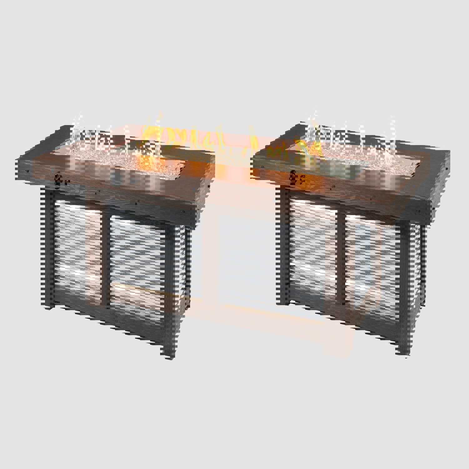 Denali Brew Linear Gas Fire Pit Table