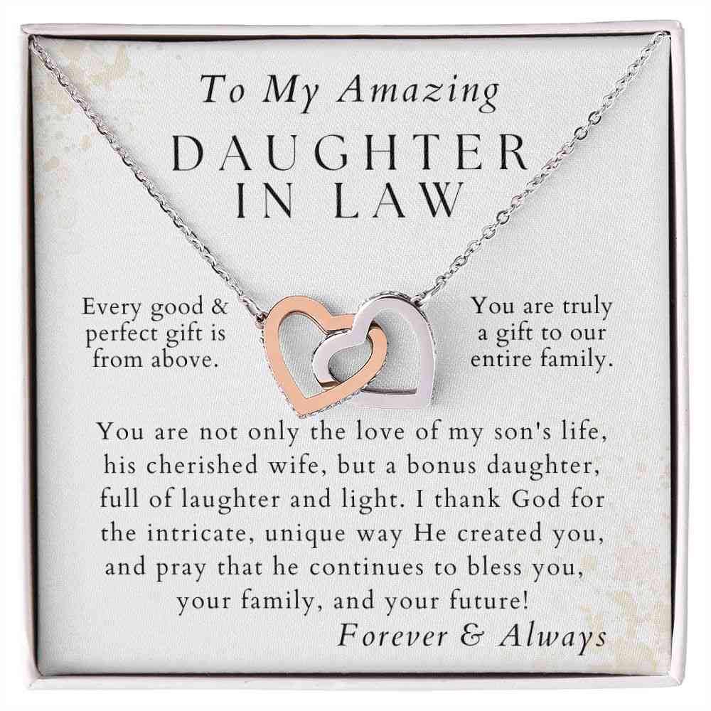 Laughter and Light - Gift for Daughter in Law - From Mother in Law or Father in Law - Christmas Gifts, Wedding Present, Anniversary Gift