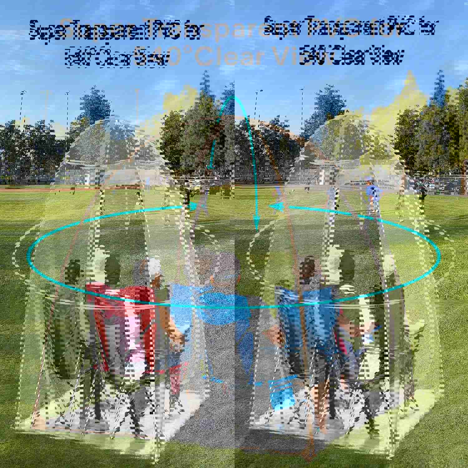 TopGold 4 Person Sports Tent - Portable Outdoor Shelter for Sports & Activities