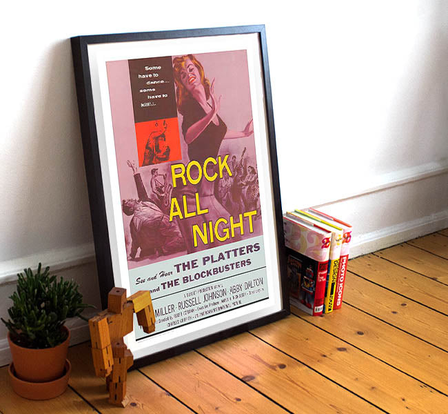 Rock all night - 11 x 17 Movie Poster (1957 Reprint)