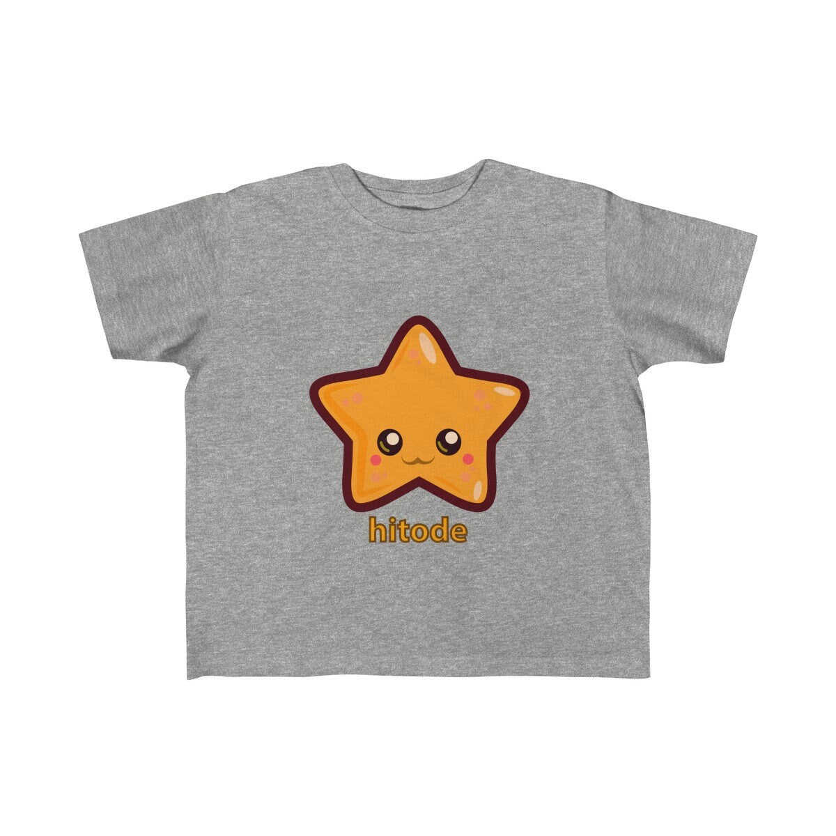 Cute Starfish Toddler T-Shirt - Kawaii Kids Clothing with Japanese Food Design