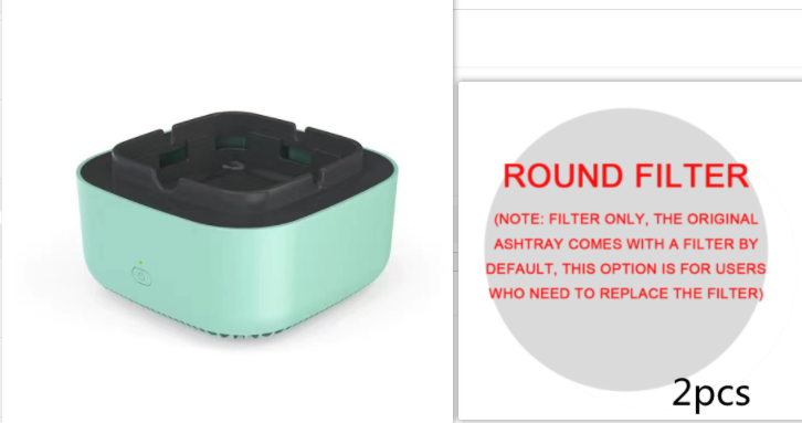 Smoke Removal Air Purification Ashtray with Anion Purification for Car and Home Use