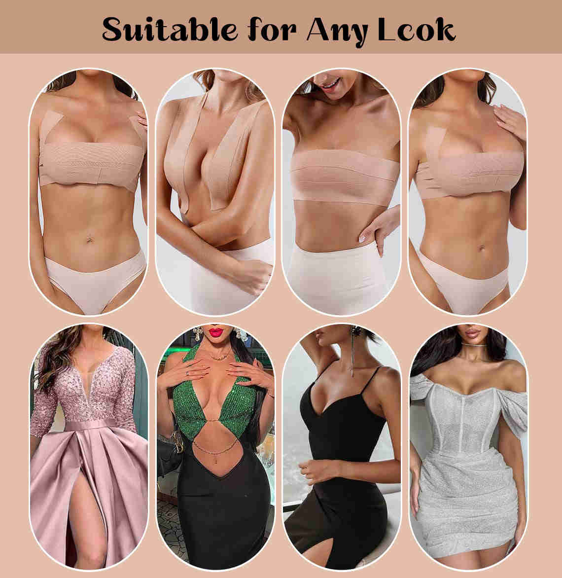 LauraCollection® Sticky Boob Tape - Buy 1 Get 2 Free (Black)