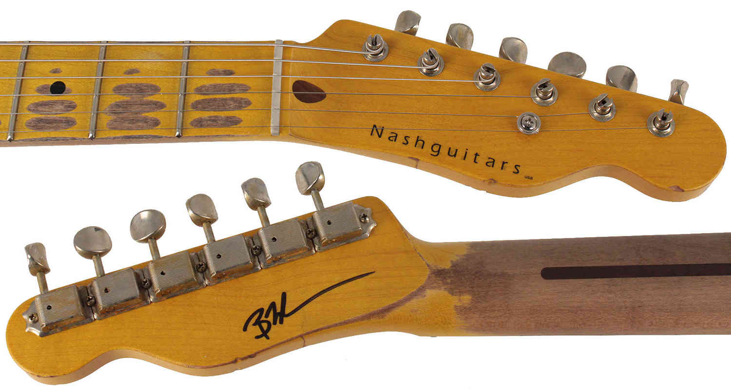 Nash T-52 Guitar in Mary Kaye White with Medium Aging