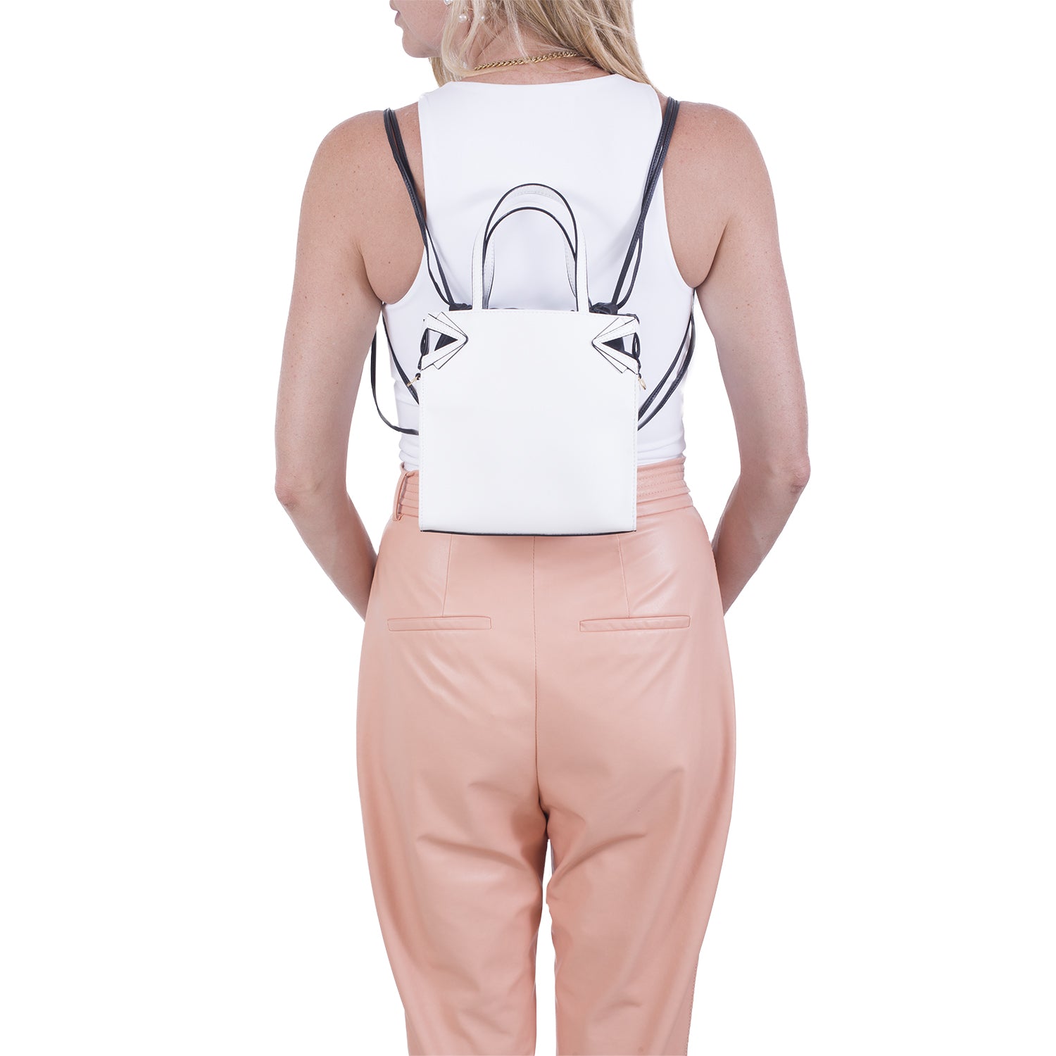 Heroine Tote - White/Black