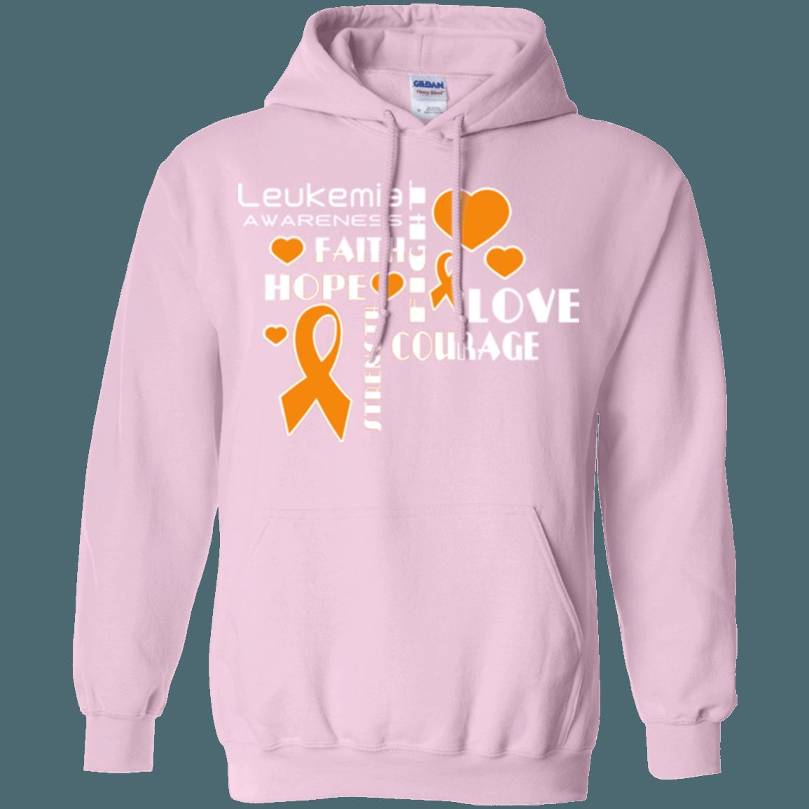 Faith Hope Love Leukemia Awareness Hoodie - Unisex Sizing