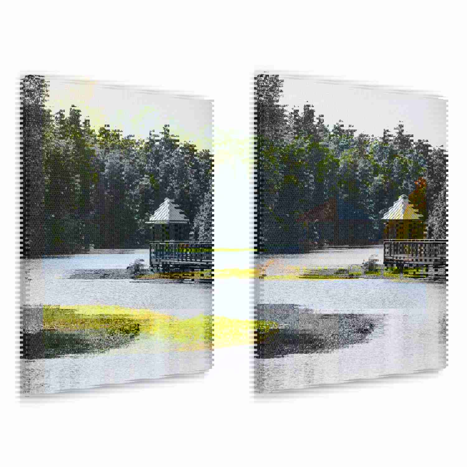 Prairie Lakes Park Canvas Wall Art for Home Decor Ready-to-Hang
