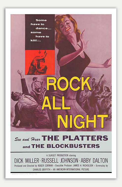 Rock all night - 11 x 17 Movie Poster (1957 Reprint)
