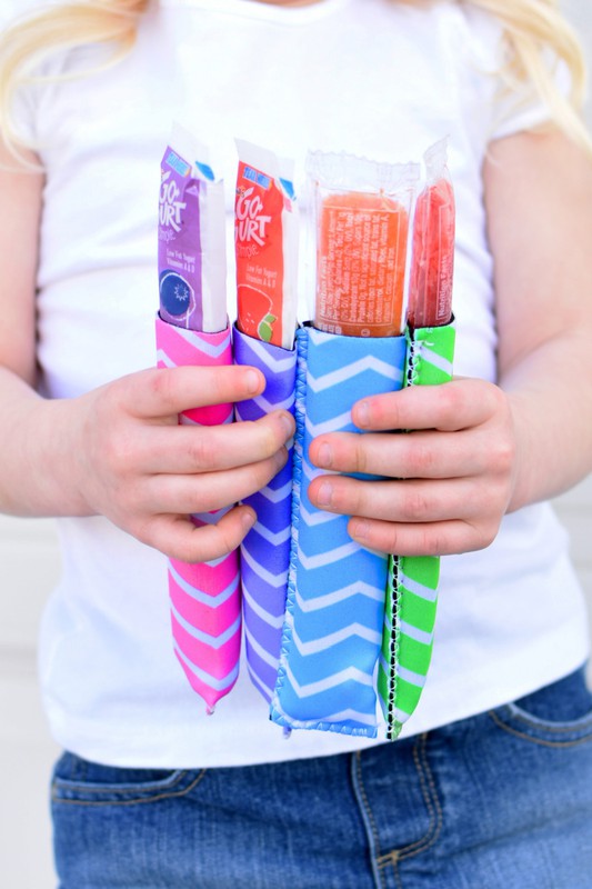 Freezer Pop Holders - 4 Pack Neoprene Covers for Frozen Treats