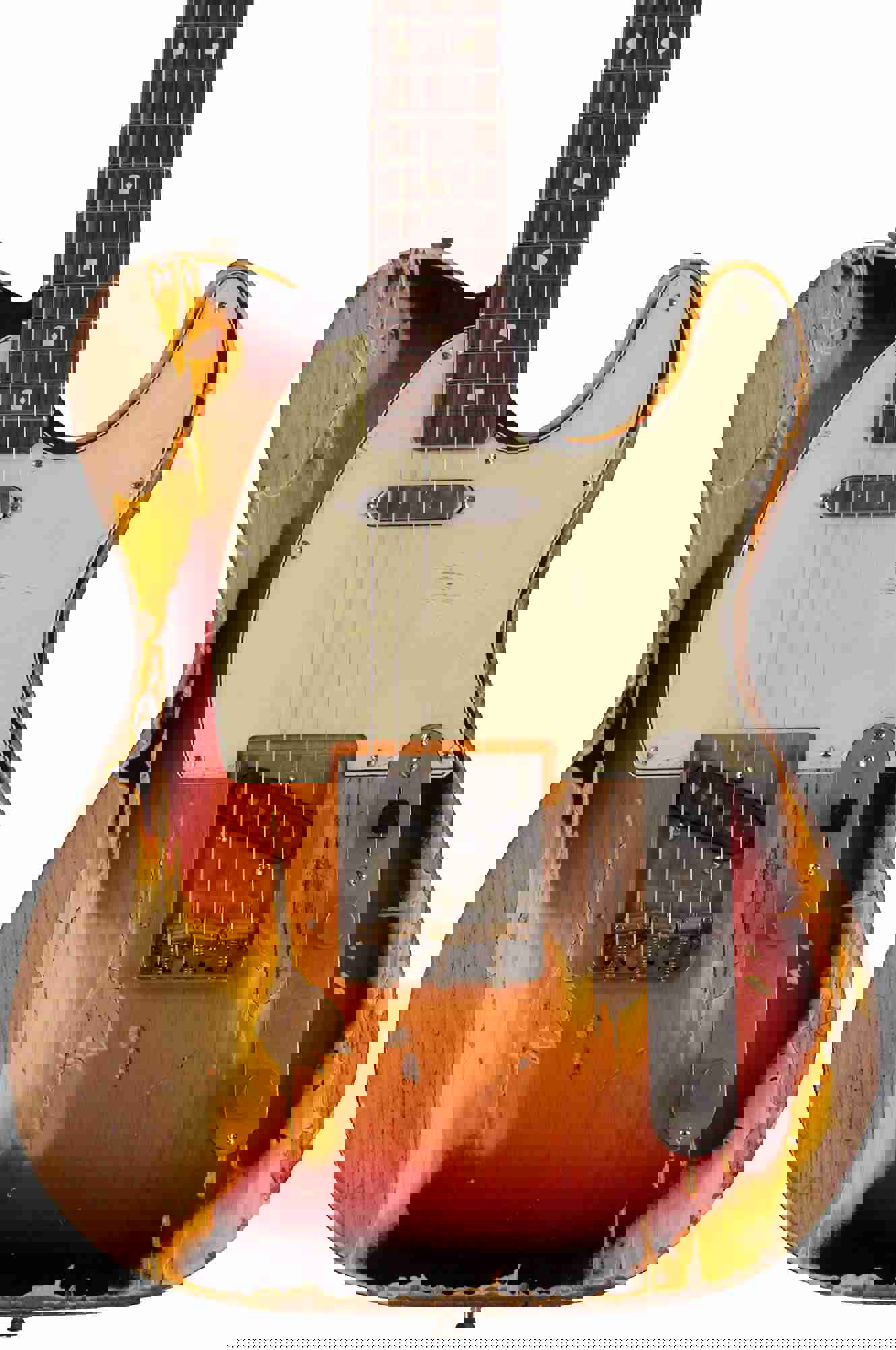 Nash T-63 Guitar, 3-Tone Sunburst, Extra Heavy Aging