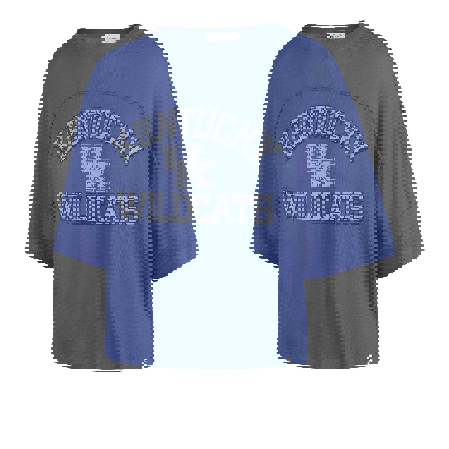 KENTUCKY WILDCATS HALF MOON 47 STEVIE CROP TEE FOR WOMEN