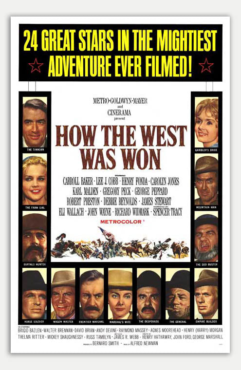 How the West Was Won - 11 x 17 Movie Poster (1964 Reprint)