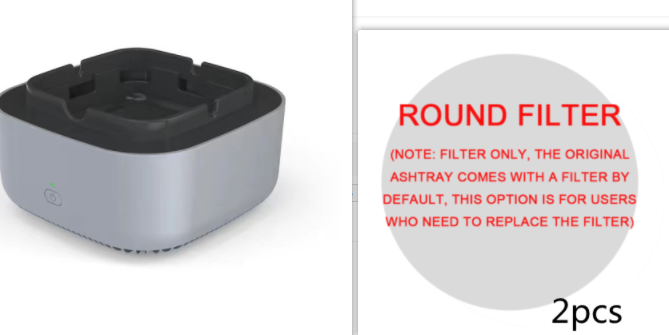 Smoke Removal Air Purification Ashtray with Anion Purification for Car and Home Use