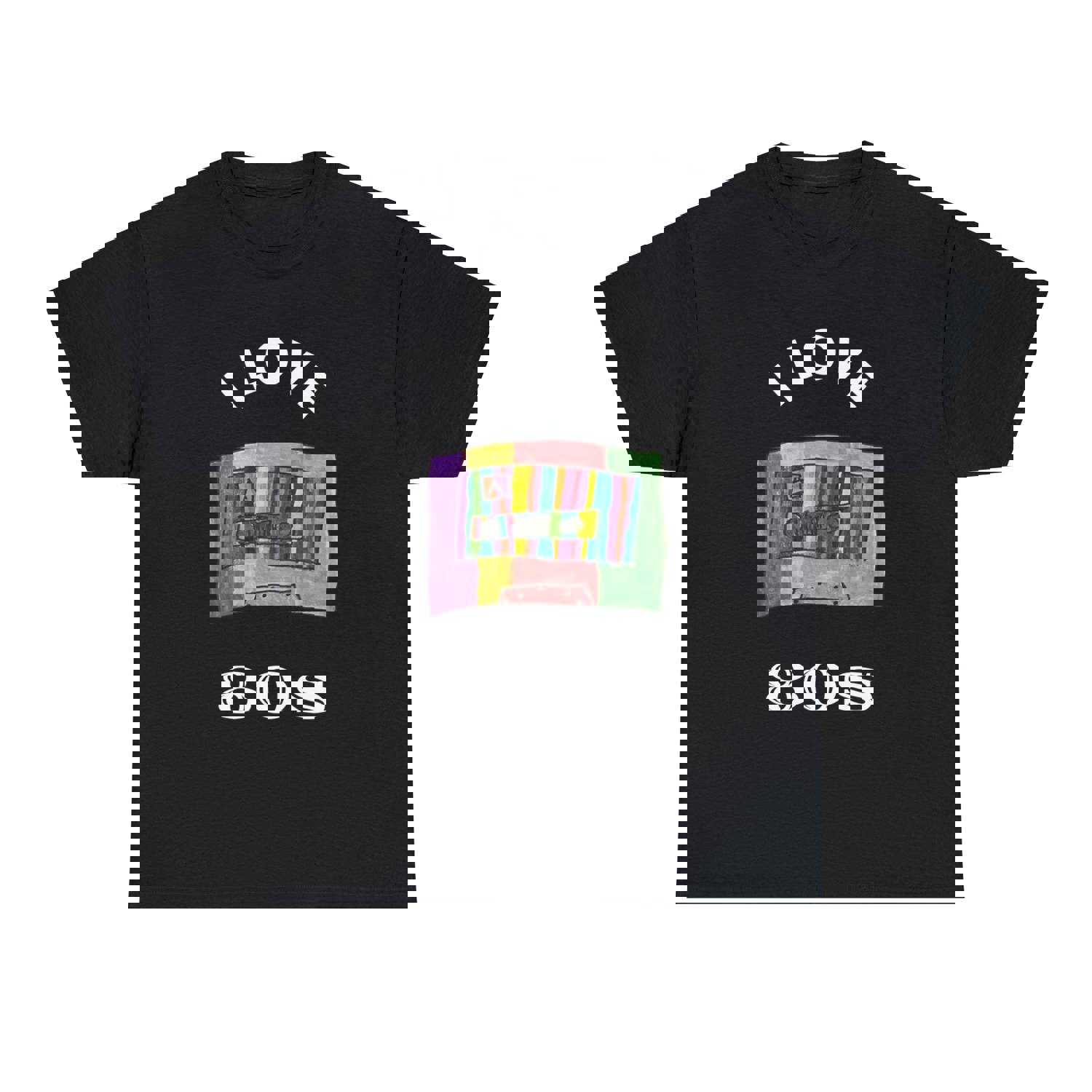 I Love 80s Cassette Art Unisex Heavy Cotton T-Shirt