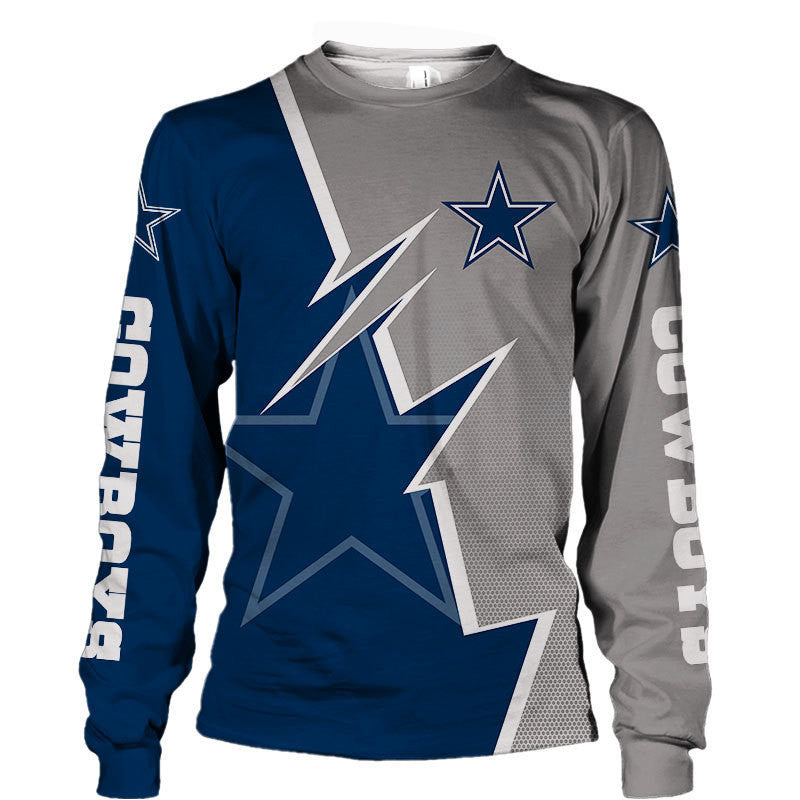 Dallas Cowboys Zigzag Sweatshirt for Fans